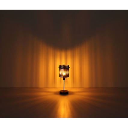 Globo - Stolna lampa 1xE14/40W/230V pr. 15 cm crna