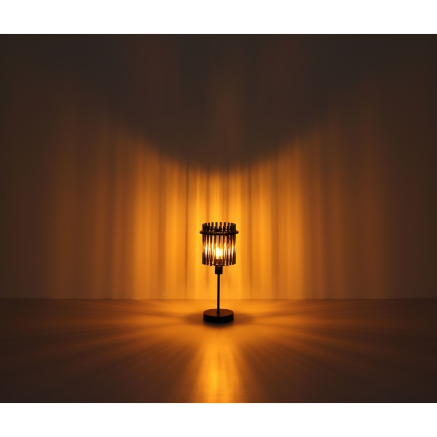 Globo - Stolna lampa 1xE14/40W/230V pr. 15 cm crna