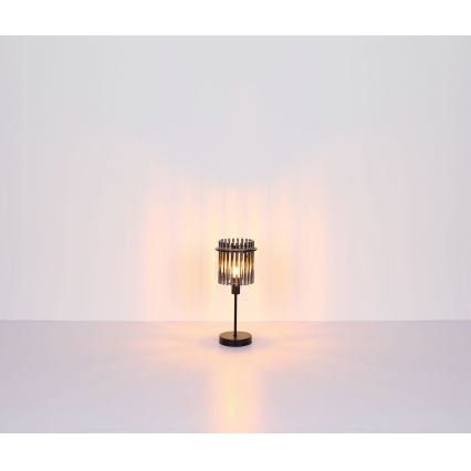Globo - Stolna lampa 1xE14/40W/230V pr. 15 cm crna