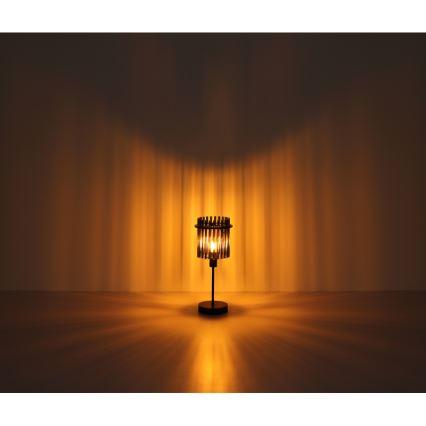Globo - Stolna lampa 1xE27/60W/230V Ø 30 cm crna