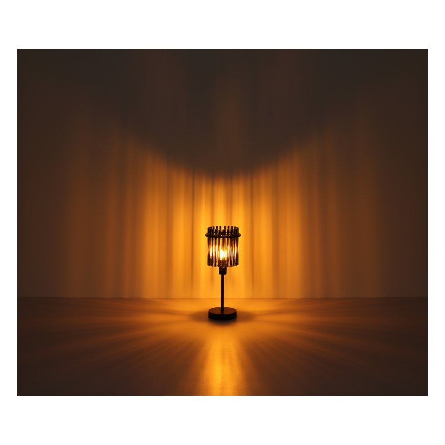 Globo - Stolna lampa 1xE27/60W/230V Ø 30 cm crna