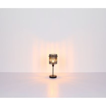 Globo - Stolna lampa 1xE27/60W/230V Ø 30 cm crna