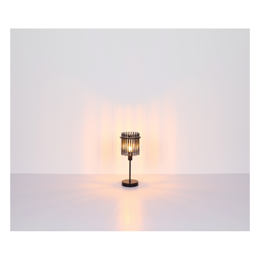 Globo - Stolna lampa 1xE27/60W/230V Ø 30 cm crna