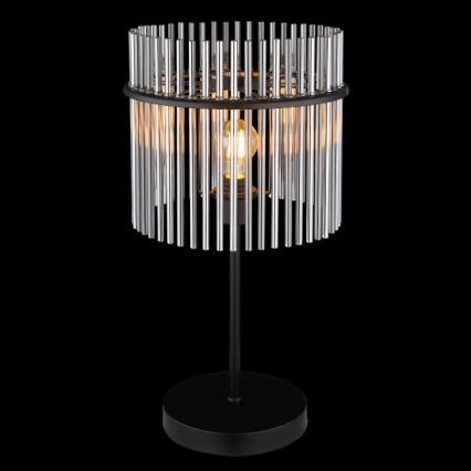 Globo - Stolna lampa 1xE27/60W/230V Ø 30 cm crna