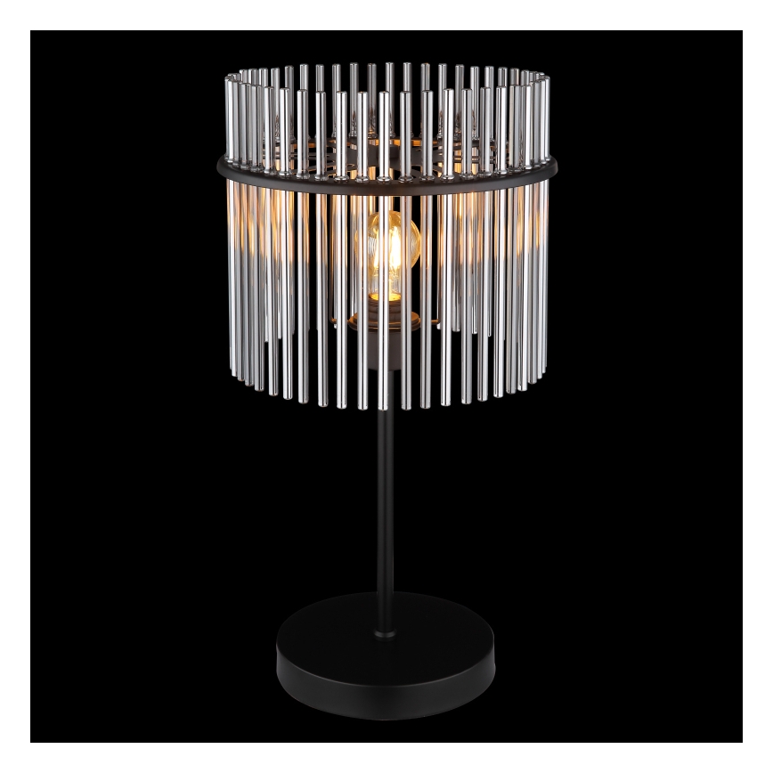 Globo - Stolna lampa 1xE27/60W/230V Ø 30 cm crna