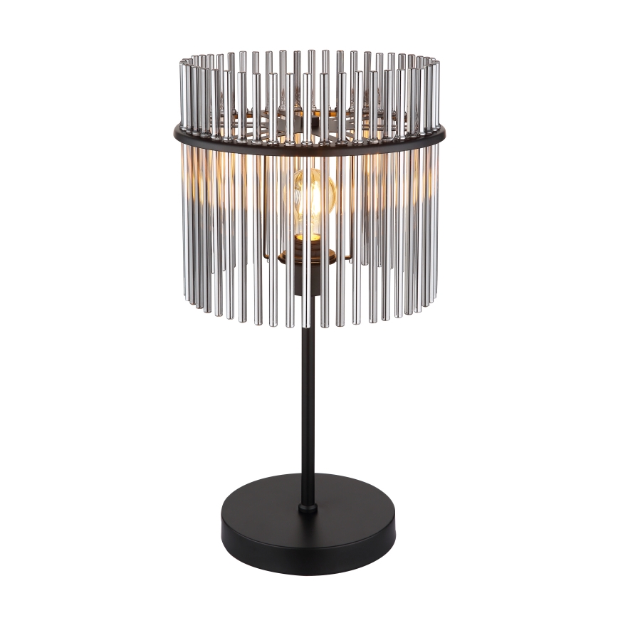 Globo - Stolna lampa 1xE27/60W/230V Ø 30 cm crna