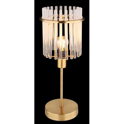 Globo - Stolna lampa 1xE14/40W/230V pr. 15 cm zlatna