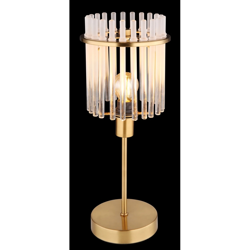 Globo - Stolna lampa 1xE14/40W/230V pr. 15 cm zlatna