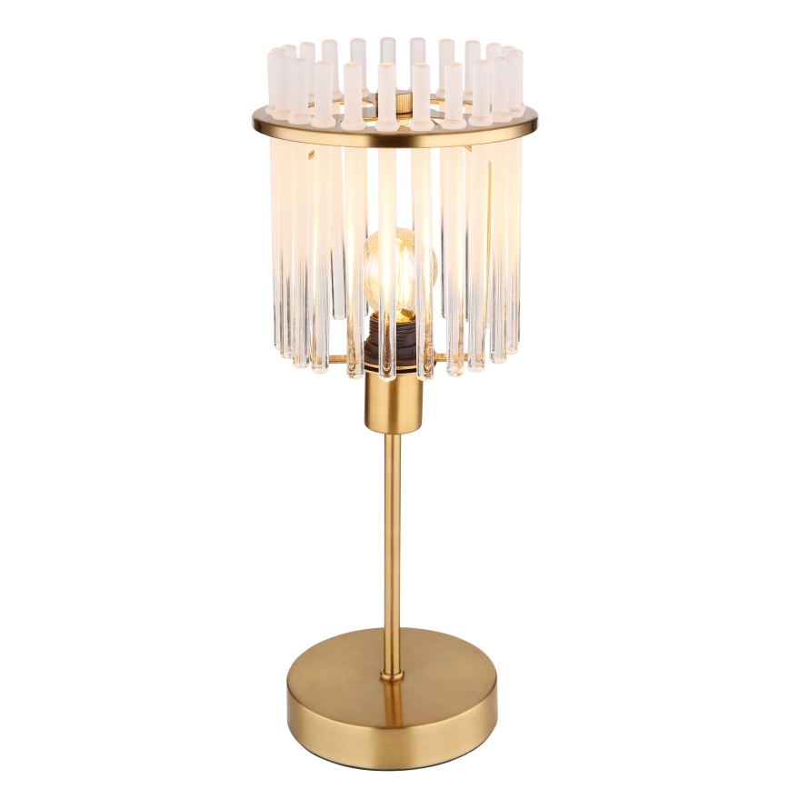 Globo - Stolna lampa 1xE14/40W/230V pr. 15 cm zlatna