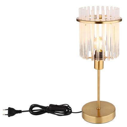 Globo - Stolna lampa 1xE14/40W/230V pr. 15 cm zlatna