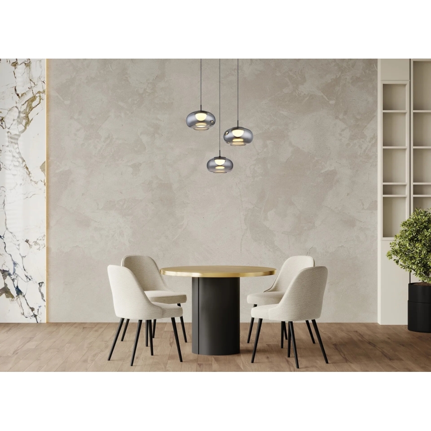 Globo - LED Luster na sajli 3xLED/6W/230V