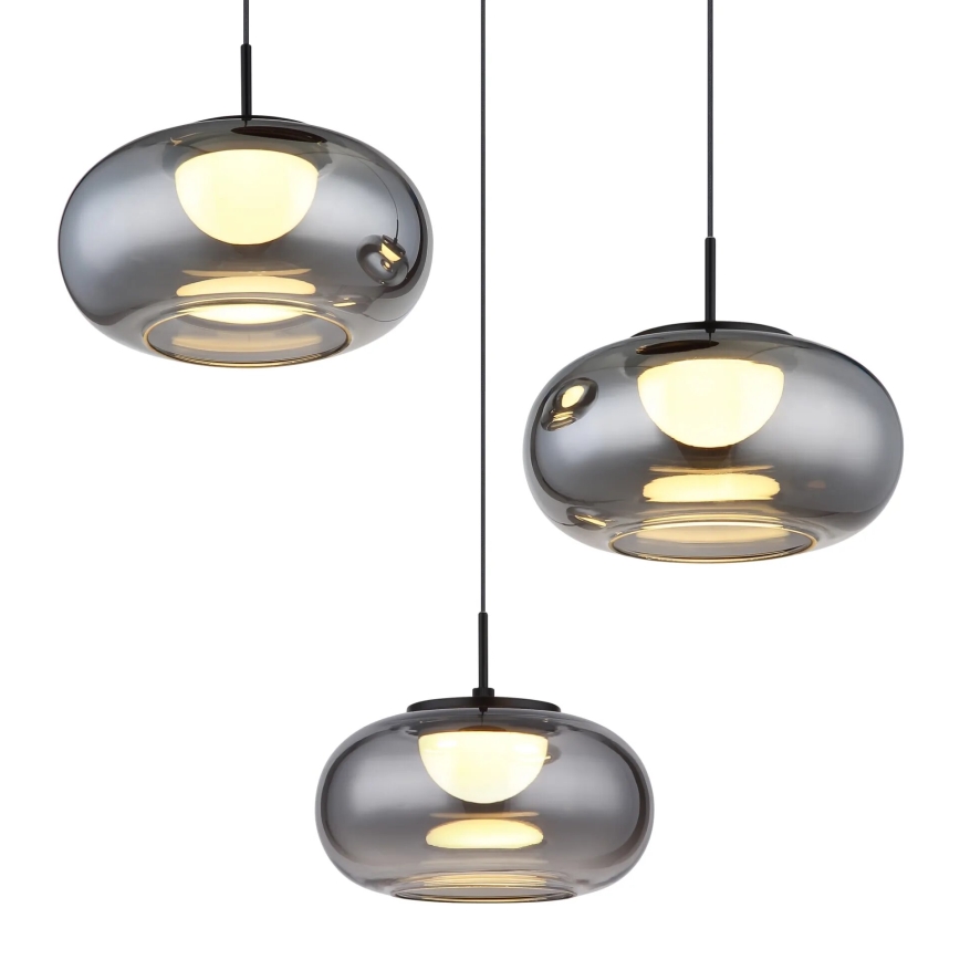Globo - LED Luster na sajli 3xLED/6W/230V