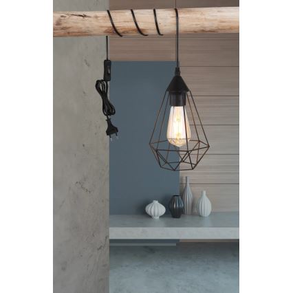 Globo - Luster s utikačem za utičnicu 1xE27/60W/230V