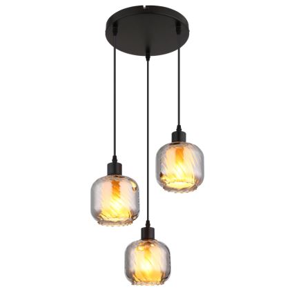 Globo - Luster na sajli 3xE27/25W/230V