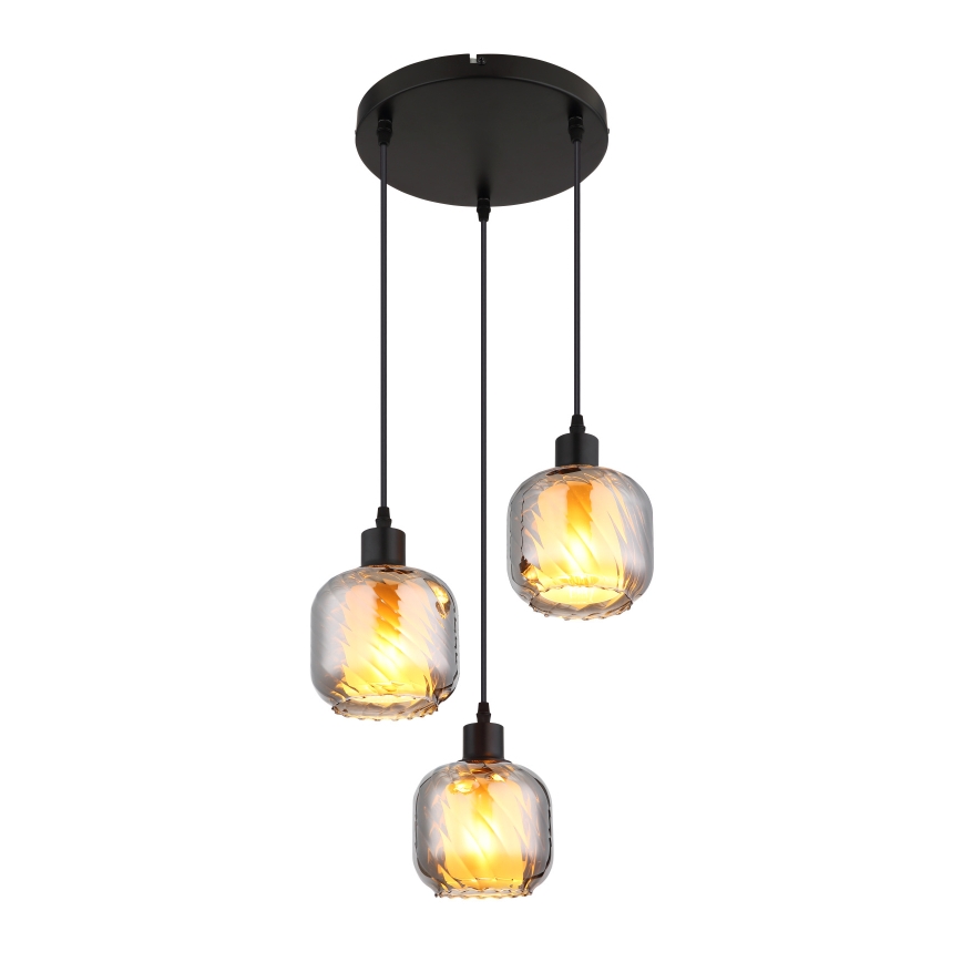 Globo - Luster na sajli 3xE27/25W/230V