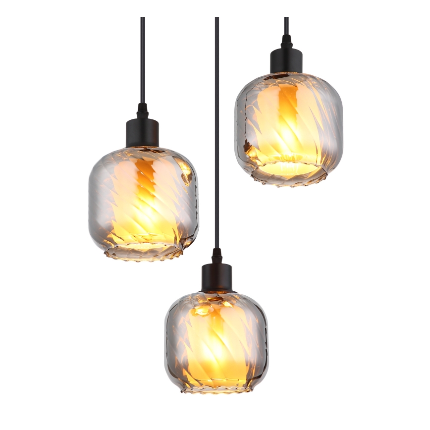 Globo - Luster na sajli 3xE27/25W/230V