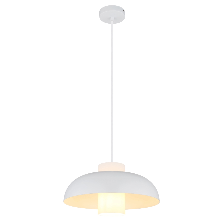 Globo - Luster na sajli 1xE27/60W/230V bijela