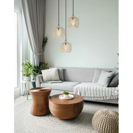 Globo - Luster na sajli 3xE27/40W/230V
