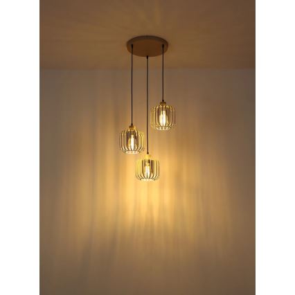 Globo - Luster na sajli 3xE27/40W/230V