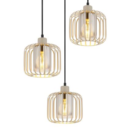 Globo - Luster na sajli 3xE27/40W/230V