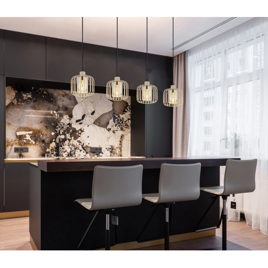 Globo - Luster na sajli 4xE27/40W/230V