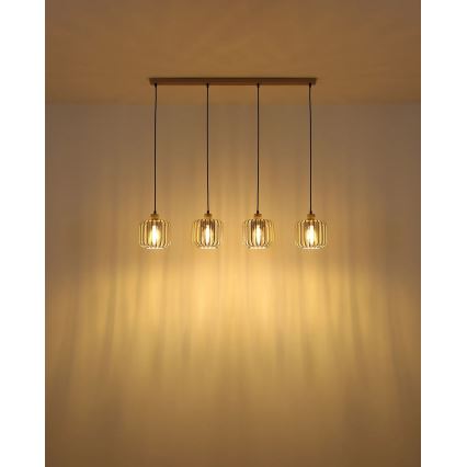 Globo - Luster na sajli 4xE27/40W/230V