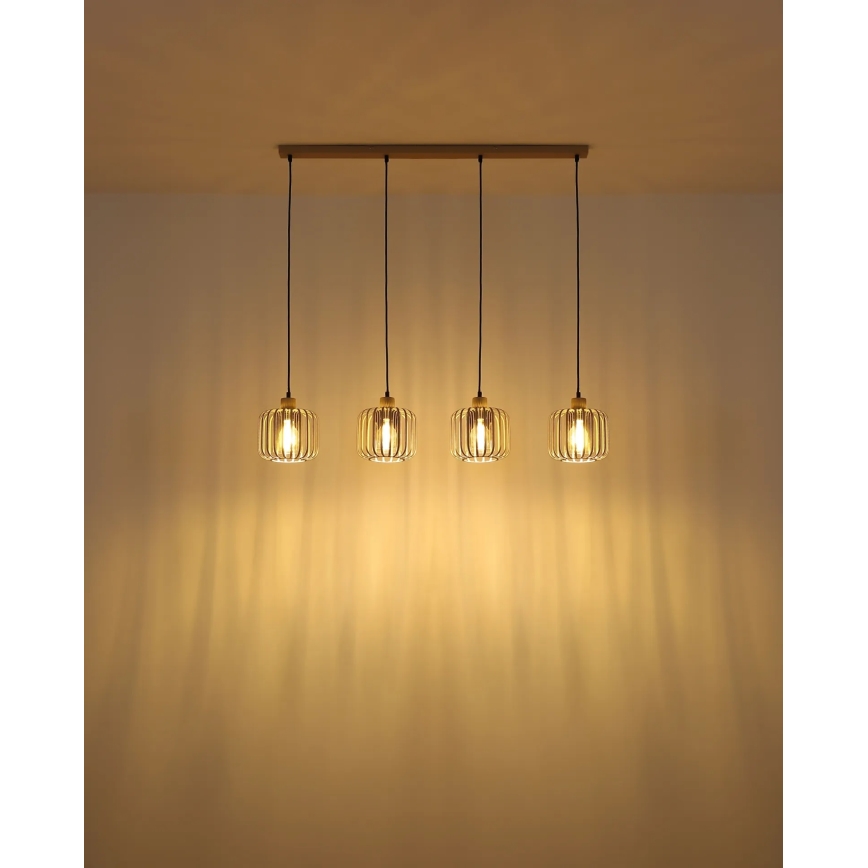 Globo - Luster na sajli 4xE27/40W/230V