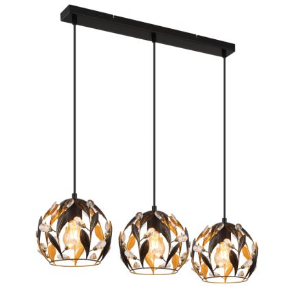 Globo - Luster na sajli 3xE27/40W/230V