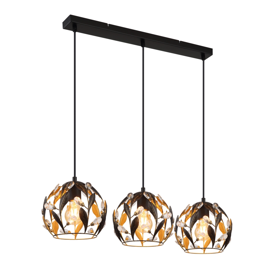 Globo - Luster na sajli 3xE27/40W/230V
