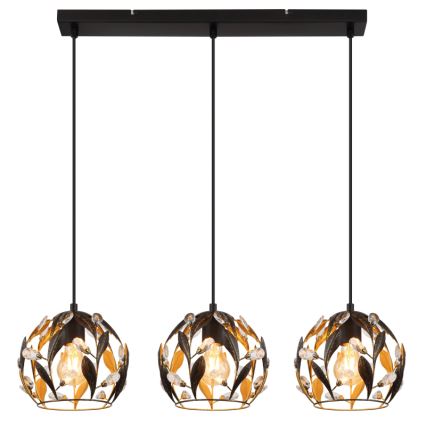 Globo - Luster na sajli 3xE27/40W/230V