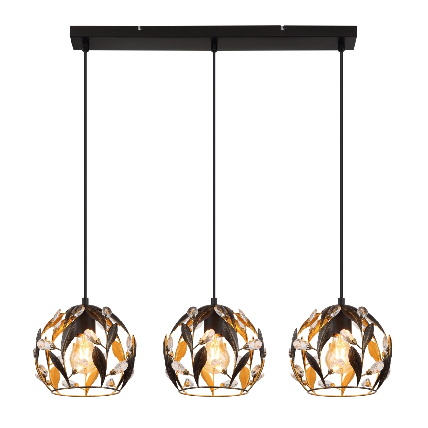 Globo - Luster na sajli 3xE27/40W/230V