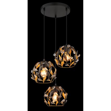 Globo - Luster na sajli 3xE27/40W/230V pr. 41 cm