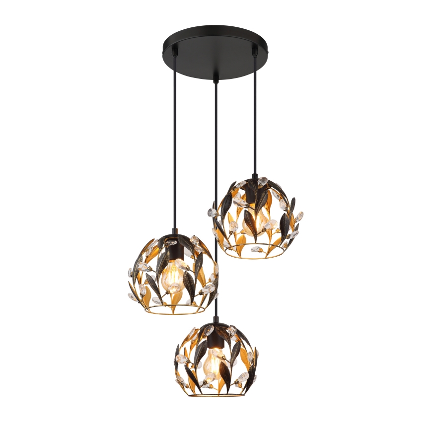 Globo - Luster na sajli 3xE27/40W/230V pr. 41 cm