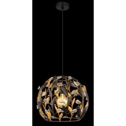 Globo - Luster na sajli 1xE27/40W/230V pr. 40 cm