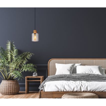 Globo - viseća svjetiljka na kabelu, 1x E27/25W/230V, promjer 12 cm