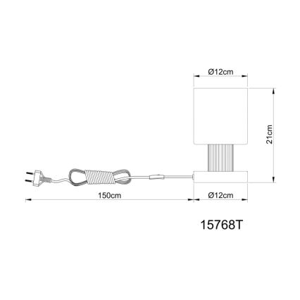 Globo - Stolna lampa 1xE27/25W/230V