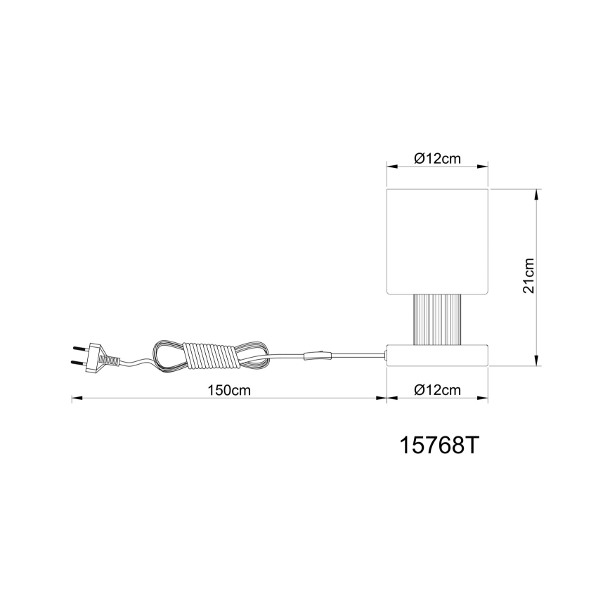 Globo - Stolna lampa 1xE27/25W/230V