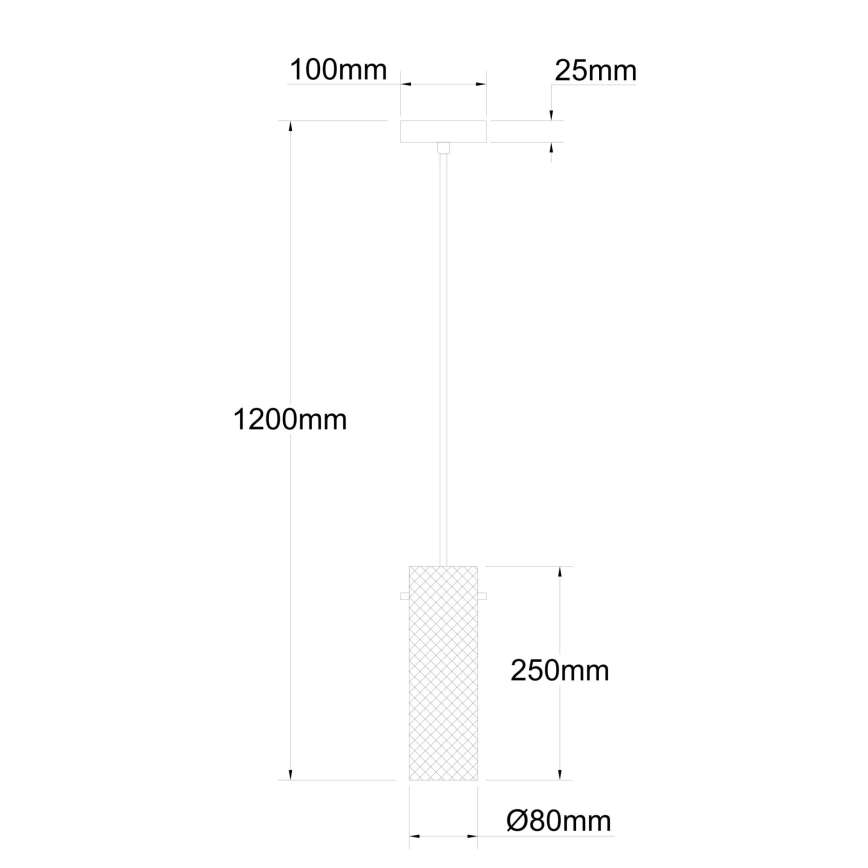 Globo - Luster na sajli 1xE14/40W/230V