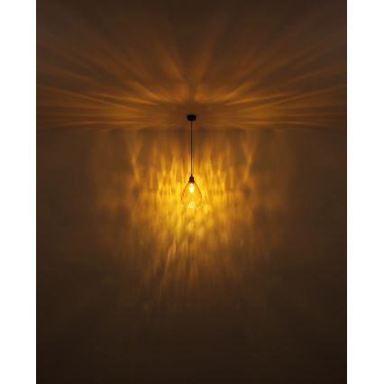 Globo - Luster na sajli 1xE27/60W/230V pr. 21 cm narančasta