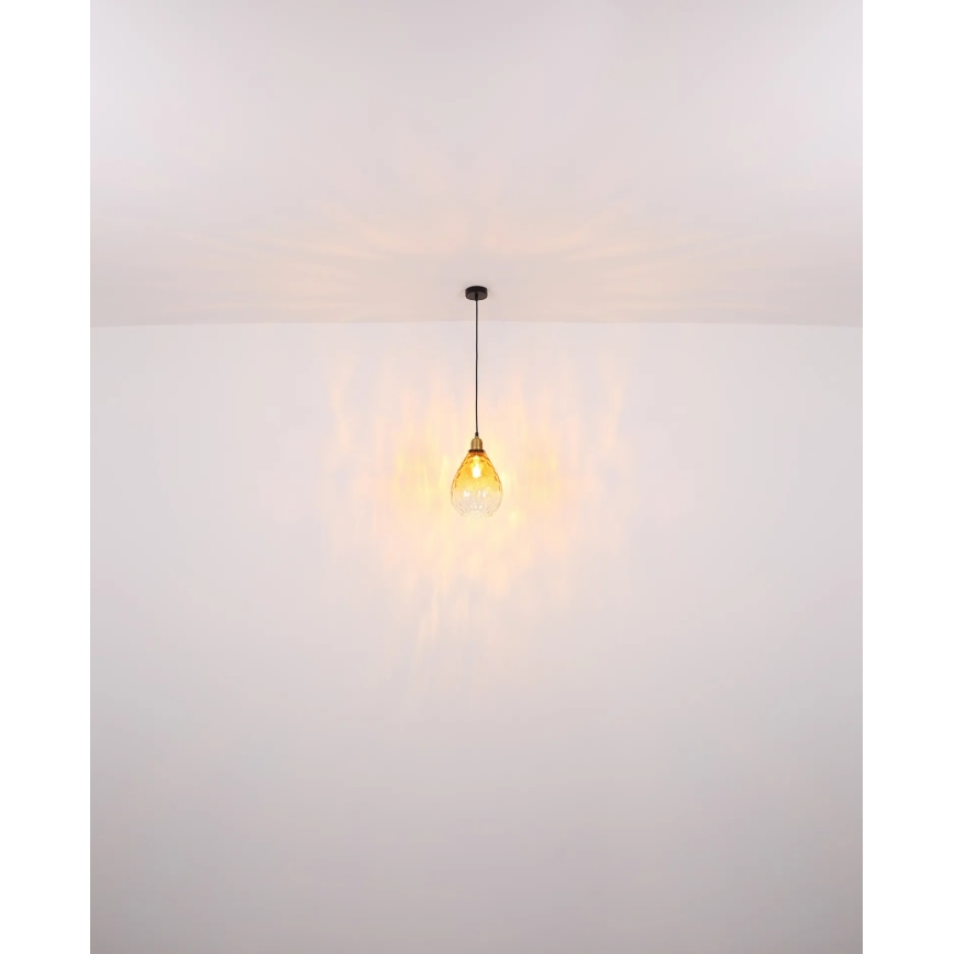 Globo - Luster na sajli 1xE27/60W/230V pr. 21 cm narančasta