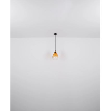 Globo - Luster na sajli 1xE27/60W/230V pr. 21 cm narančasta