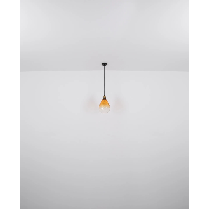 Globo - Luster na sajli 1xE27/60W/230V pr. 21 cm narančasta
