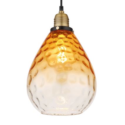 Globo - Luster na sajli 1xE27/60W/230V pr. 21 cm narančasta