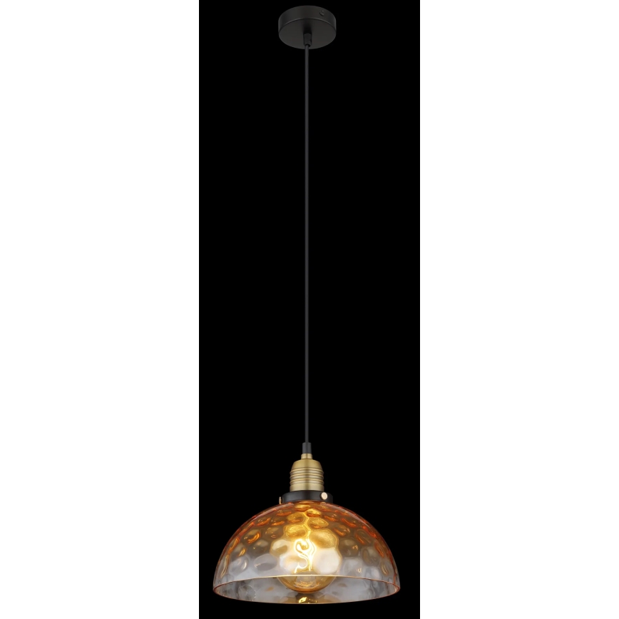 Globo - Luster na sajli 1xE27/60W/230V pr. 25 cm narančasta