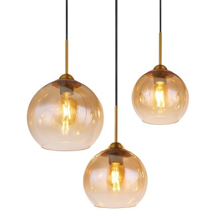 Globo - Luster na sajli 6xE27/60W/230V mesing