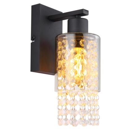 Globo - Zidna lampa 1xE27/40W/230V crna