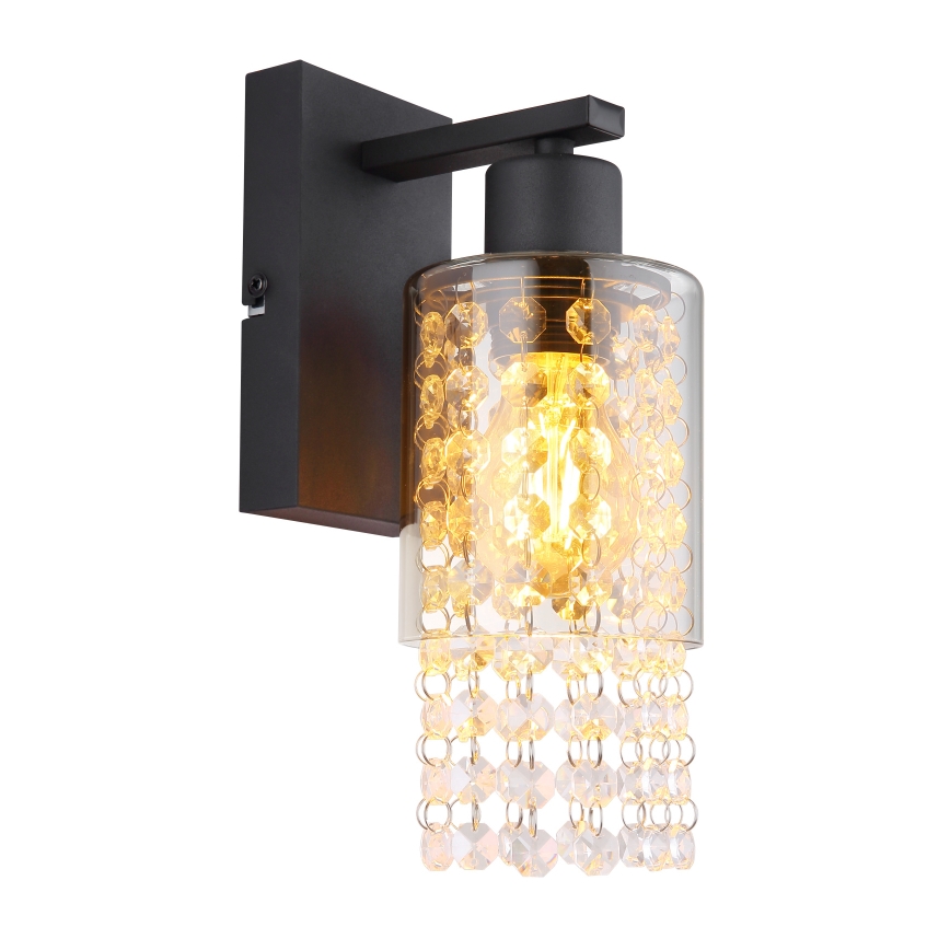 Globo - Zidna lampa 1xE27/40W/230V crna