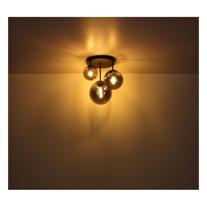 Globo - Luster na sajli 3xE27/60W/230V