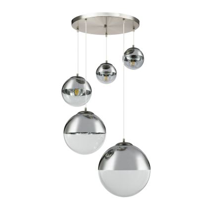 Globo - Luster na sajli 5xE27/60W/230V pr. 65 cm