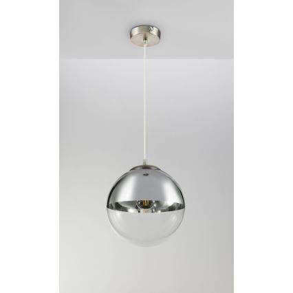Globo - Luster na sajli 1xE27/40W/230V pr. 25 cm